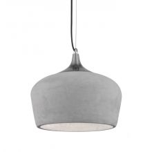 Parma lampa wisząca 1x60W E27 230V betonowa